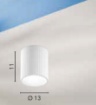Immagine di Faretto Gesso Rigato Naos Rotondo Fan Europe
