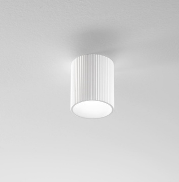 Immagine di Faretto Gesso Rigato Naos Rotondo Fan Europe