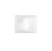 Immagine di Plafoniera Doppio Vetro Bianco Righe 28x35 cm Fan Europe