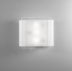 Immagine di Plafoniera Doppio Vetro Curvo Righe 38x35 cm Fan Europe