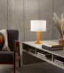 Immagine di Lampada Da Tavolo Colorata 45 cm Paralume Velluto Sultan Fan Europe