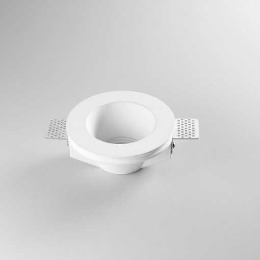 Immagine di Faretto Gesso Tondo Incasso A Scomparsa 13 cm Ghost R1 Intec