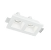 Immagine di Faretto Incasso A Scomparsa Gesso 2 Luci GU10 Ghost Q2 Intec Light