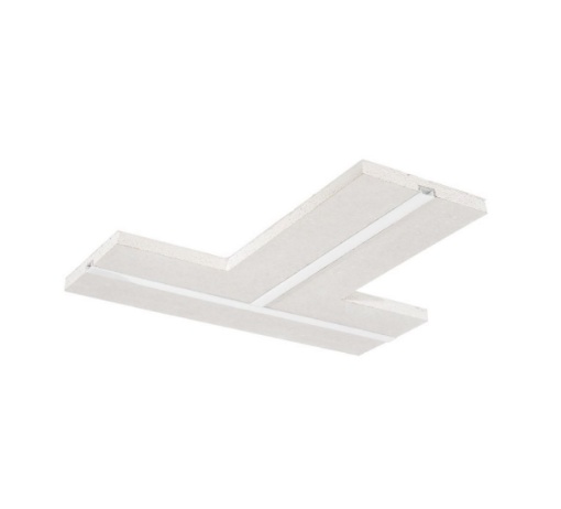 Immagine di Lastra Cartongesso a T con Profilo per Strip Led Invisiline Intec