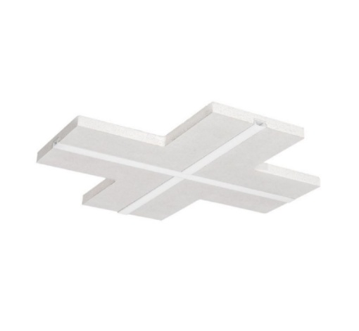 Immagine di Lastra Cartongesso a Croce con Profilo Strip Led Invisiline Intec