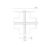 Immagine di Lastra Cartongesso a Croce con Profilo Strip Led Invisiline Intec