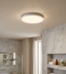 Immagine di Plafoniera Tonda Per Bagno IP44 Marlena 31cm Led 18w CCT Fan Europe