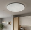 Immagine di Plafoniera Grande Stream 48cm Led CCT 40w 3000k-6500k IP44 Fan Europe