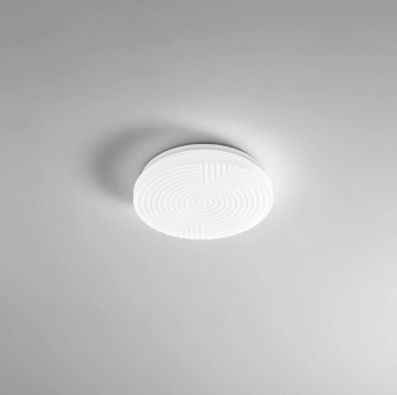 Immagine di Plafoniera Led Rotonda Esterno Interno 30 cm Luce Selezionabile IP44