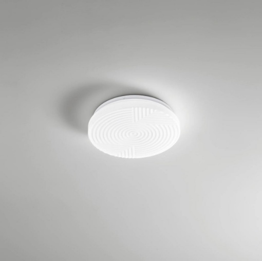 Immagine di Plafoniera Led Rotonda Esterno Interno 30 cm Luce Selezionabile IP44