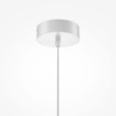 Immagine di Lampada a Sospensione Tessuto Bianco Spirale Bloom Maytoni
