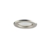 Immagine di Kit 3 Faretti Rotondi Nichel Per Controsoffitto 80mm Lampadina Inclusa