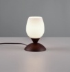 Immagine di Lumetto Comodino Ruggine Vetro Bianco con Funzione Touch Cup II Trio