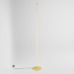 Immagine di Piantana Design Slim 180 cm Ebony Oro Led Dimmer 3000k Gea Luce