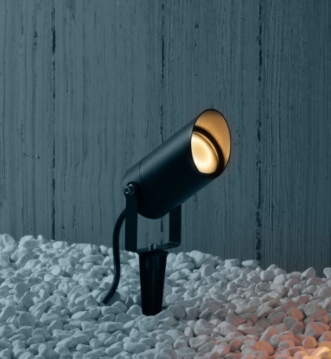 Immagine di Proiettore con Picchetto per Esterni Orientabile Gea Led GU10