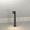 Immagine di Paletto Giardino con Faretto Orientabile Antracite 50 cm IP65 Oslo Top Light