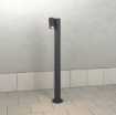 Immagine di Paletto da Esterno 80cm con Faretto Orientabile Antracite IP65 Oslo Top Light