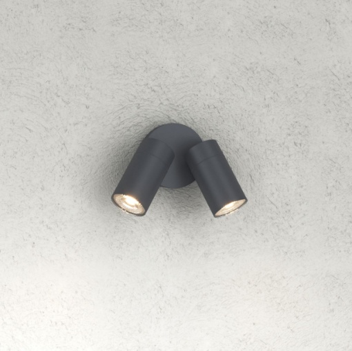 Immagine di Applique Esterna Oslo Due Luci Orientabili GU10 Top Light IP65