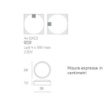 Immagine di Lampada Soffitto Esterno Baku 28cm Led Gx53 Top Light IP54