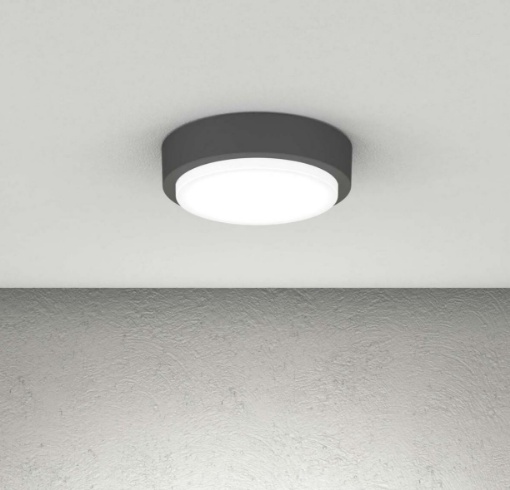 Immagine di Lampada Soffitto Esterno Baku 28cm Led Gx53 Top Light IP54