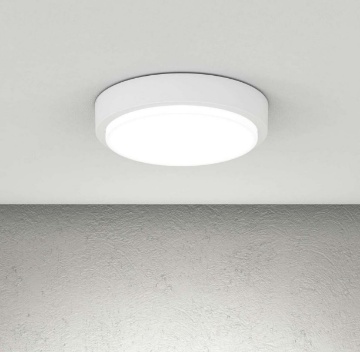 Immagine di Plafoniera Rotonda Luminosa Per Esterni IP54 Top Light Baku 37cm