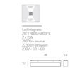 Immagine di Applique Porto Top Light Outdoor Led CCT 30w Doppia Emissione IP65