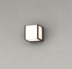 Immagine di Applique Dubai Cubo Corten per Esterno IP54 Top Light Gx53
