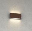 Immagine di Applique Squadrata Esterno Biemissione Led 10w CCT IP65 Top Light Madrid