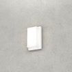 Immagine di Lampada da Esterno Parete Soffitto Bianca Squadrata Miami Top Light IP54