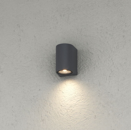 Immagine di Applique Da Esterno Compatta Mono Emissione GU10 Top Light Lione IP65