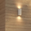 Immagine di Applique Parete Esterna IP65 Luce Biemissione Lione Top Light