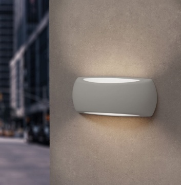 Immagine di Applique Per Esterno Grigio Resina Anti Corrosione IP66 Alassio Top Light Alassio