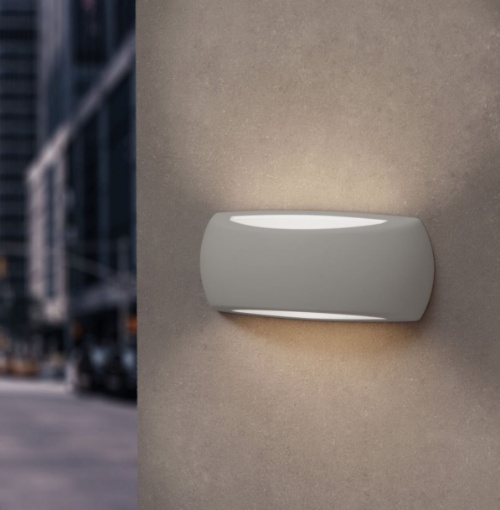 Immagine di Applique Per Esterno Grigio Resina Anti Corrosione IP66 Alassio Top Light Alassio