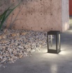 Immagine di Paletto da Giardino Grigio 30cm Led 10w 3000k Monaco Top Light IP54