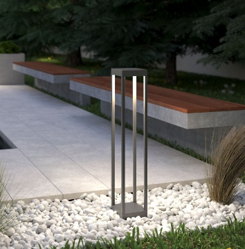 Immagine di Lampione da Giardino Led 10w 3000k Monaco 90cm Top Light