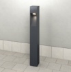 Immagine di Lampione Quadrato da Giardino 92cm Led 12w 3000k Top Light Lisbona IP65