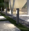 Immagine di Lampione Quadrato da Giardino 92cm Led 12w 3000k Top Light Lisbona IP65
