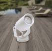 Immagine di Faretto Orientabile Esterno Bianco IP66 Roma Lampadina Inclusa Top Light