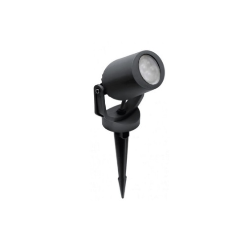 Immagine di Faretto Per Esterni con Picchetto Nero IP66 Anti Corrosione GU10 Inclusa Top Light