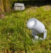 Immagine di Faretto Orientabile con Picchetto IP66 GU10 Inclusa Top Light Roma Grigio
