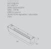 Immagine di Applique Moderna Lingotto Led CCT 48w Luce Regolabile CRI90 Top Light King