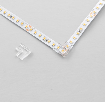 Immagine di Connettore Angolare Per Strip Led 8mm Luce Continua Intec Light
