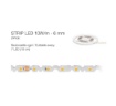 Immagine di Strip Led 24V 6mm Per Esterno IP65 Bobina 5mt 10w/mt Dimmerabile Gea