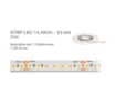 Immagine di Strip Led 24V 10mm 5 Metri 14,4w/mt Dimmerabile per Esterno IP66 Gea