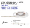 Immagine di Strip Led 24V 10mm 5 Metri 14,4w/mt Dimmerabile per Esterno IP66 Gea