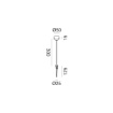 Immagine di Lampada Led da Giardino 24v Con Picchetto 30 cm Antracite IP65 Gea