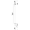 Immagine di Paletto Led Decorativo per Esterno IP65 80cm Antracite DC24V Gea
