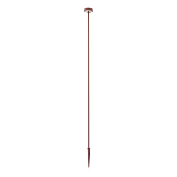 Immagine di Lampioncino Led 24v Luce Decorativa Giardino Corten Con Picchetto Gea IP65