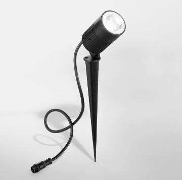 Immagine di Proiettore da Esterno con Picchetto Led 15w CCT Ottica 30 IP67 Intec Haydon