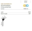 Immagine di Proiettore da Esterno con Picchetto Led 15w CCT Ottica 30 IP67 Intec Haydon